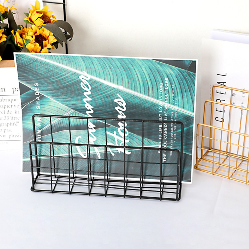 Desktop Metal Mail Organizer R - đánh giá và giá Magazine Holder Rack
