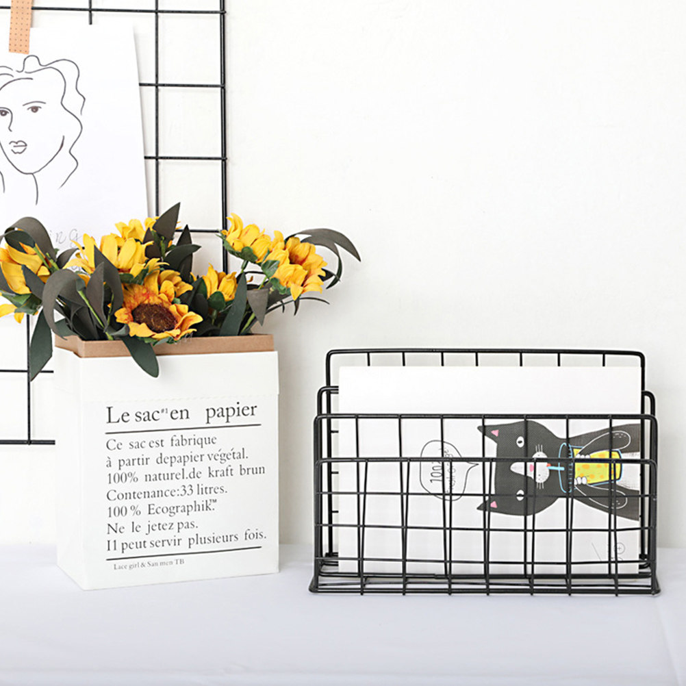 Desktop Metal Mail Organizer R - đánh giá và giá Magazine Holder Rack