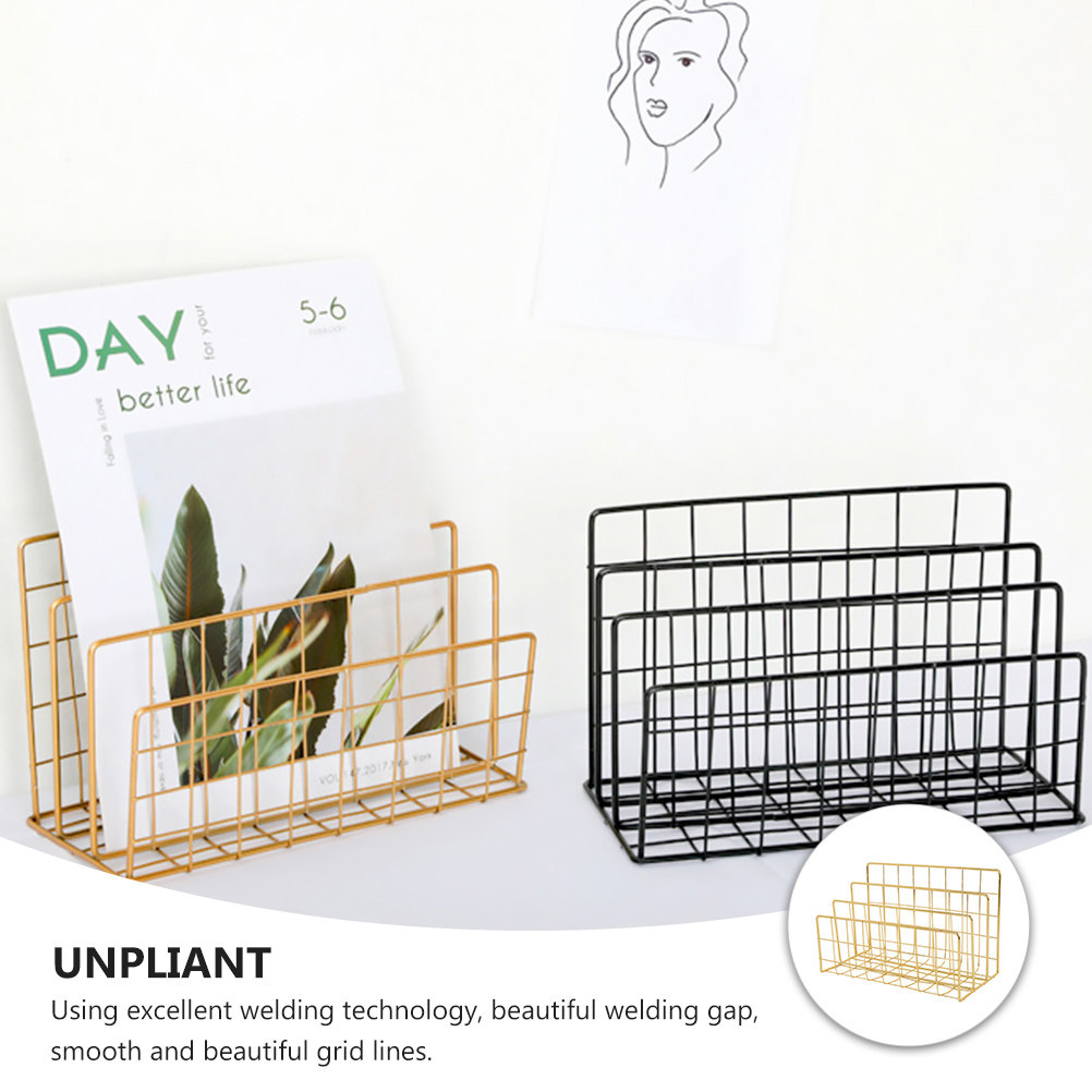 Desktop Metal Mail Organizer R - đánh giá và giá Magazine Holder Rack