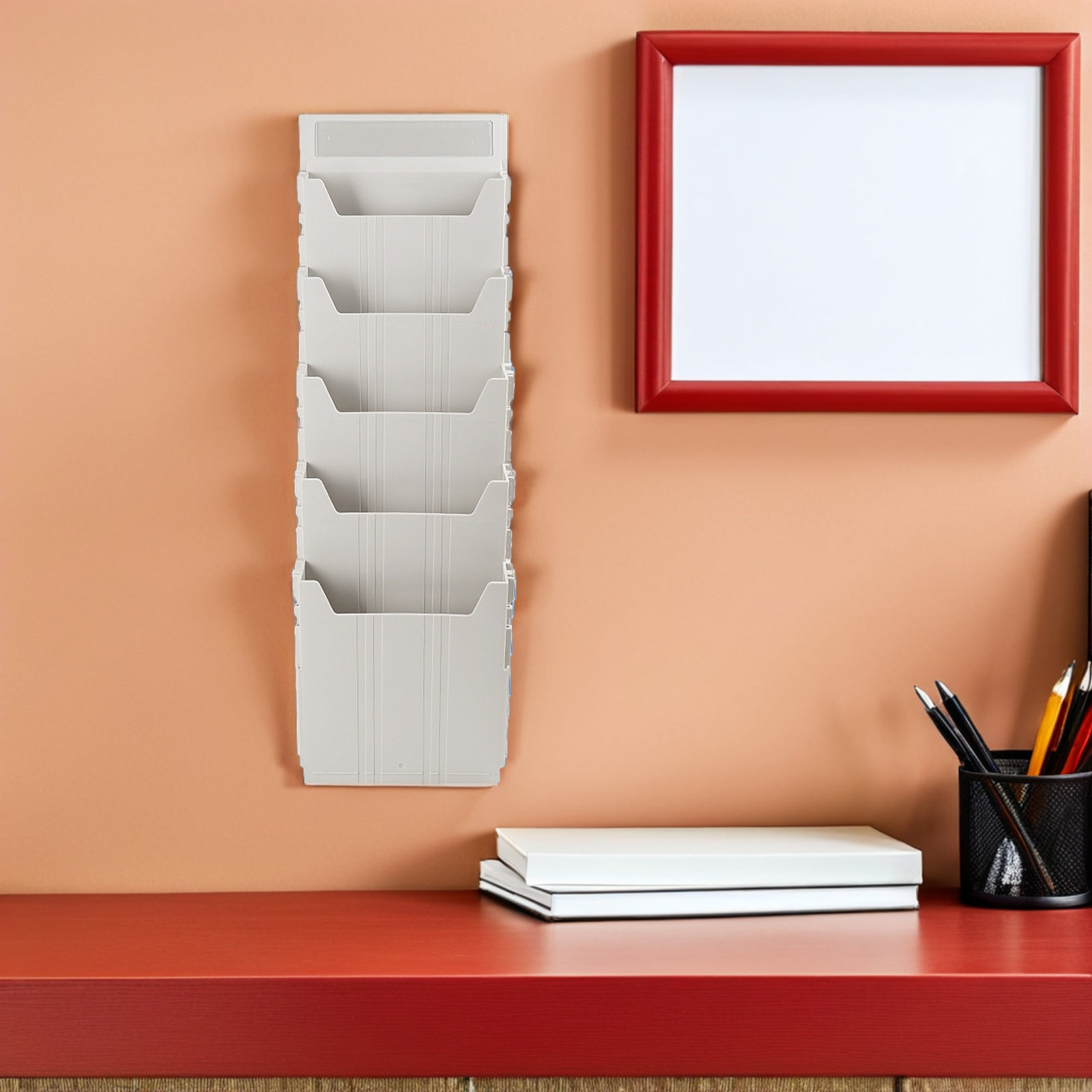 Wall Mounted Magazine Holder E - đánh giá và giá Magazine Holder Rack