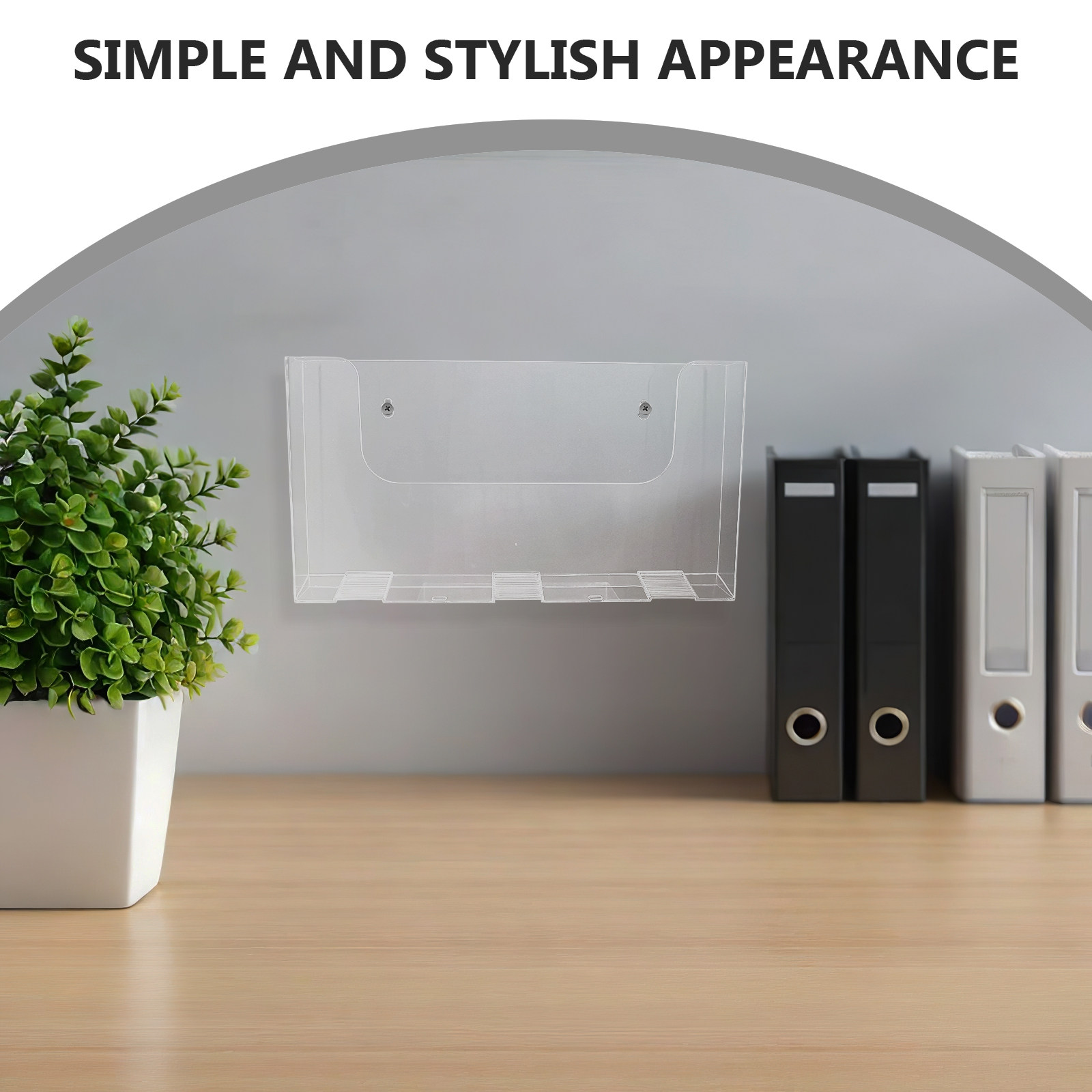 Acrylic Wall File Holder 2 Pac - đánh giá và giá Magazine Holder Rack