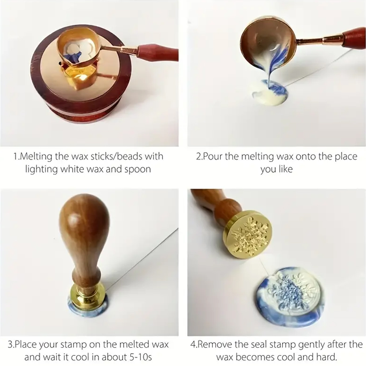 100pc/bag Wax Seal Beads Kit,D - đánh giá và giá Wax Seal Stamp Set