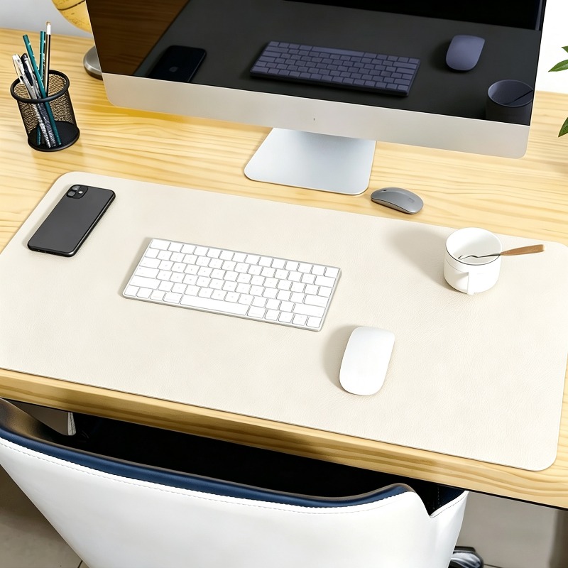 1pc Large Faux Leather Mouse P - đánh giá và giá Leather Desk Pad