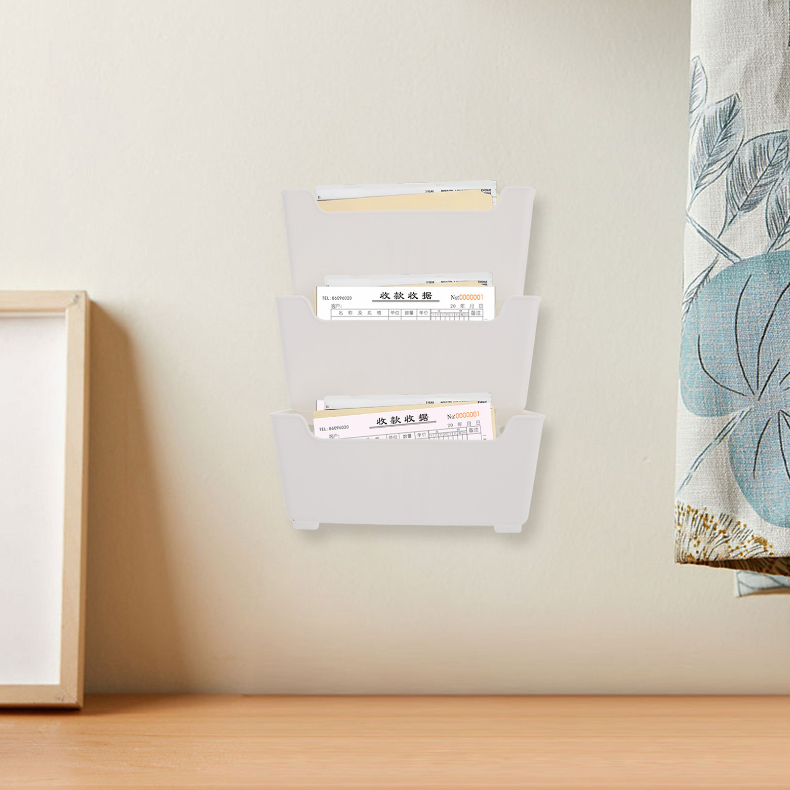 1Set Wall Mounted File Organiz - đánh giá và giá Magazine Holder Rack