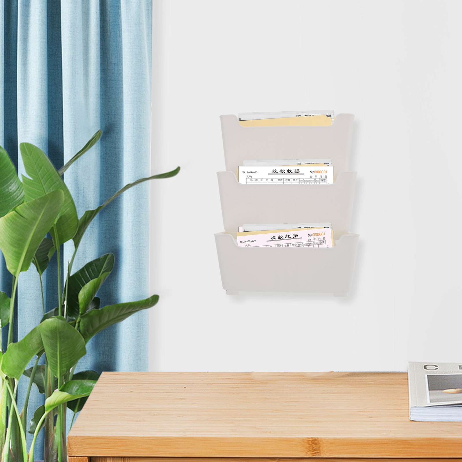 1Set Wall Mounted File Organiz - đánh giá và giá Magazine Holder Rack